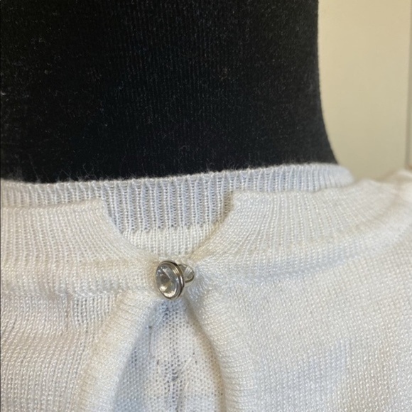 Roz & Ali Women’s White Sweater Size Small - Picture 12 of 12